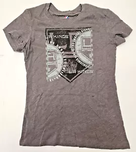Los Angeles Kings NHL Majestic Gray Shirt Medium - Picture 1 of 2