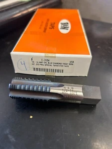 Reiff & Nestor C-31254 1/2-14 ANPT 5FL Blue Diamond Treated Tap - Picture 1 of 1