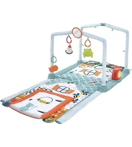 Spieldecke Babygymnastik Krabbeldecke Spielmatte Spieltunnel 3in1 Fisher-Price - Bild 1 von 6
