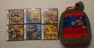 Nintendo DS Games for All Ages - ALL TESTED & WORKING with a Mario travel case - Picture 1 of 8