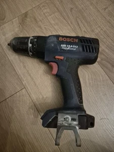 Taladro percutor inalámbrico original Bosch 14,4 V 2 velocidades unidad desnuda buen estado de funcionamiento - Imagen 1 de 7