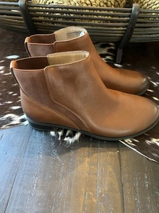 Vionic Stiefeletten Damen 10 Braun Leder Country Thatcher Schuhe - Bild 1 von 6