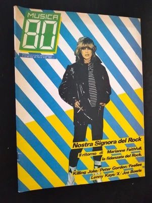 Musica 80 13 1981 Marianne Faithfull Nina Hagen Killing Joke Rettore Lenny Kaye - Immagine 1 di 4