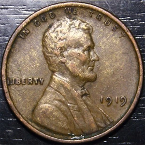 1919 Lincoln Wheat Penny 1c US Münze Philadelphia Mint - Bild 1 von 2