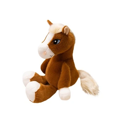 Caballo Peluche 2026 Lindo Suave Decoraciones Realistas Año Nuevo Chino Caballo Foto 1 de 4