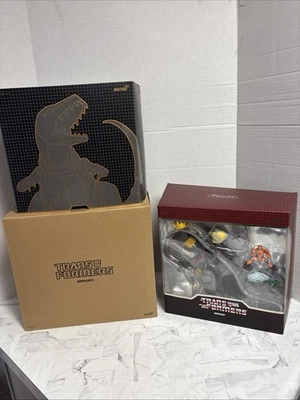 Transformers ULTIMATES! Wave 2 Grimlock Dino Mode Super7 New With Slip Cover - Image 1 of 4