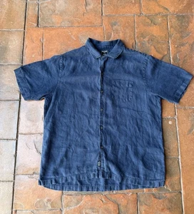 Todd Snyder Baird McNutt Linen Button Down Shirt Men's XL Irish Short Sleeve - Picture 1 of 16
