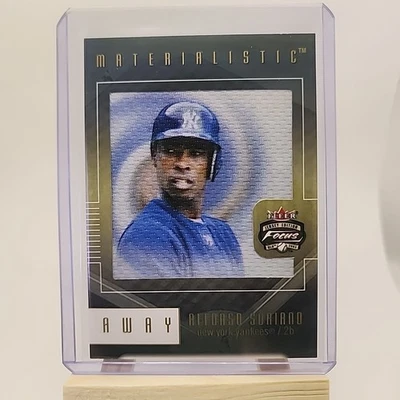 2003 Fleer Focus Jersey Edition Materialistic Alfonso Soriano M-AS - Image 1 of 2
