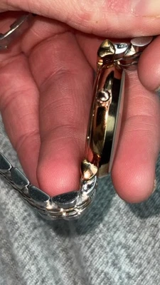 Emporio Armani AR1926 Stainless Steel Women's Watch - Silver Rose Gold - image 1 of 4