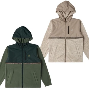 Billabong Kids Boundary Lite Zip-Up Hoodie Sweatshirt Jumper Full Zip Pockets - Picture 1 of 3