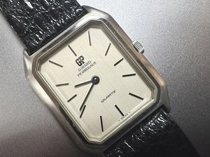 Nos Girard Perregaux 4015 Ra Vintage Uhren Octagon Big Tank Quarz Swiss - Bild 1 von 10
