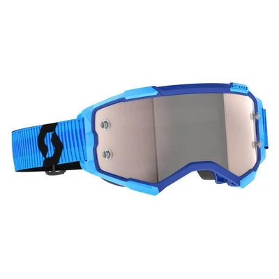 Scott Usa Fury Goggles (One Size Fits Most, Blue/Silver Chrome Lens) - Image 1 of 3