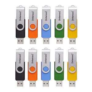 Intenso Basic Line Multipack 10 x 8 GB USB 2.0 Flash Drives with Fast Data Trans - Picture 1 of 7