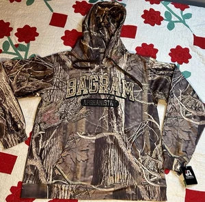 Felpa con cappuccio mimetica J. America vintage Y2K Afghanistan nuova con etichetta taglia media - Foto 1 di 6