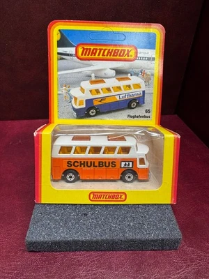 Matchbox #65 Lesney  England/German Flughafenbus ‘Schulbus’ c.1979 Sealed - Image 1 of 4