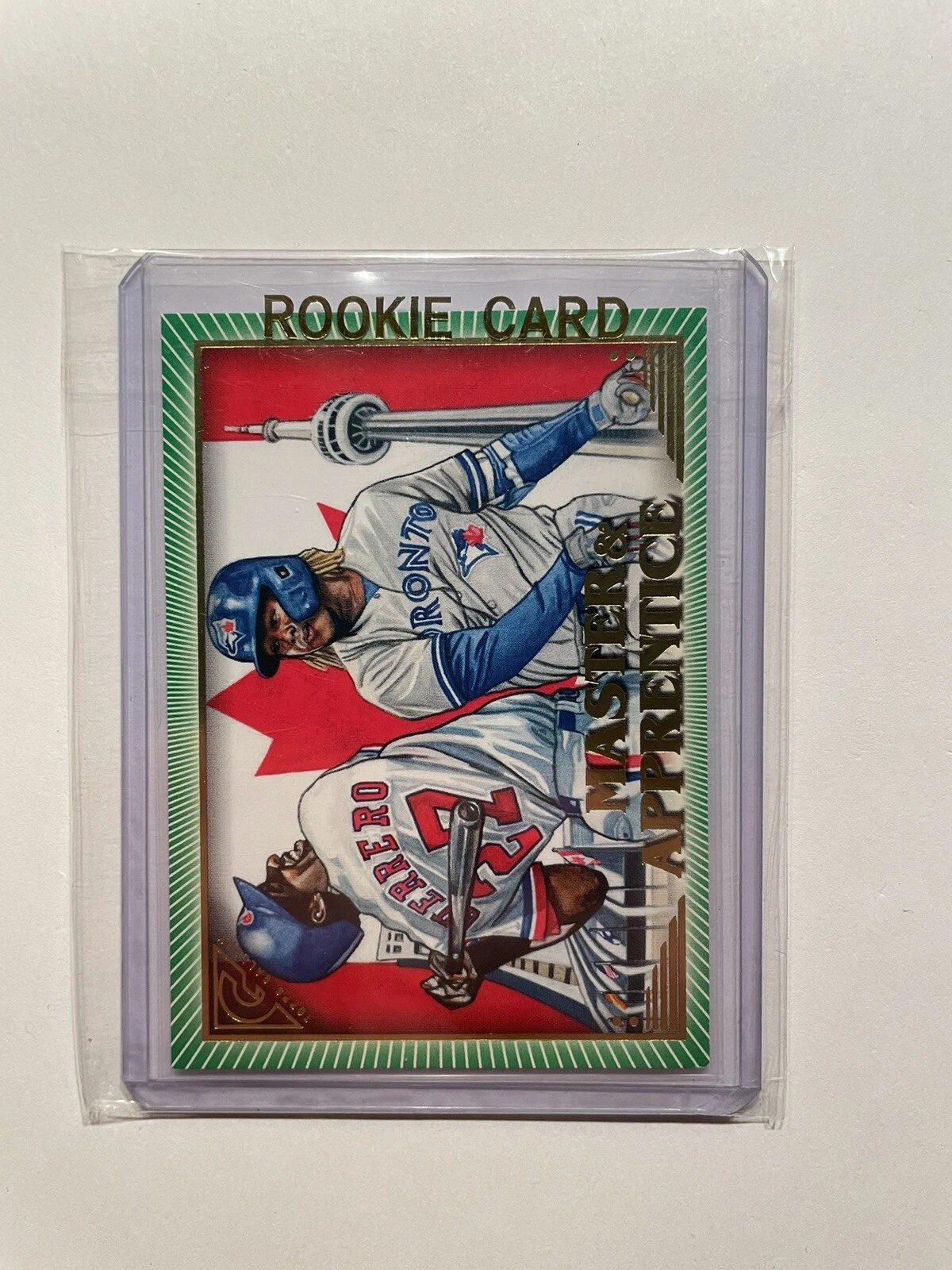 Vladimir Guerrero Jr & Sr  2019 Topps Gallery “MASTER APPRENTICE” RC GREEN /250
