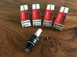 Ford Escort mk1 OHV, Capri V6 NEW GENUINE Motorcraft spark plugs x4 AG252 4A - Picture 1 of 5