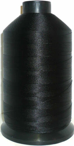 TOP QUALITY BONDED NYLON THREAD 20'S, 2500 METRES, BLACK - Image 1 of 1
