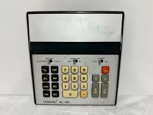 Vintage 1970er Jahre Unisonic XL-101 elektronischer Desktop-Taschenrechner VFD Display 70er Jahre - Bild 1 von 9
