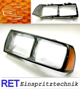 Scheinwerferblende links HELLA Audi 200 Turbo Typ 43 Chrom Bj 1979 - Bild 1 von 1
