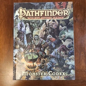 Jason Bulmahn Pathfinder Roleplaying Game: Monster Codex (HC) 3.5 OGL compatible - Imagen 1 de 4