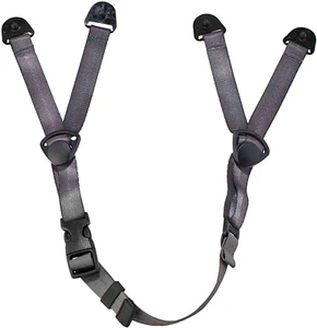 Hard Hat Chin Strap, Ergodyne Skullerz 8985, Black, Medium - Picture 1 of 3