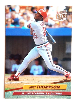 Milt Thompson #272 Fleer Ultra 1992 Baseball Card (St Louis Cardinals) E - Image 1 of 2