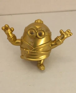 McDonalds Happy Meal Toy Minions Rise Of Gru Gold Minion - Picture 1 of 6
