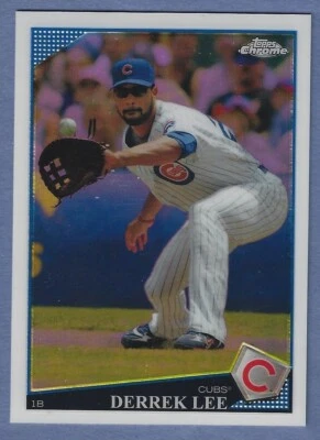 2009 Topps Chrome Refractor #87 Derrek Lee Cubs - Image 1 of 2