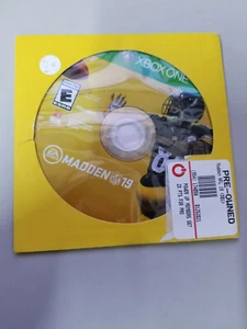 MADDEN NFL 19 - XBOX ONE Disc only Tested - Picture 1 of 1