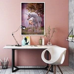 3D Jungle Unicorn 565 Fake Framed Poster Home Decor Print Painting Unique Art  - Bild 1 von 11