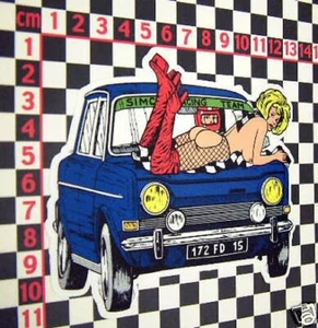 Sexy Pinup Sticker for a Simca 900 1000 1100 1200 Rallye - Picture 1 of 1