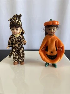 McDonalds Madame Alexander Kürbis und Leopard Halloween Kostüme Puppen 6" - Bild 1 von 8