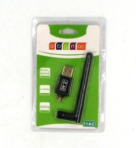 Wi-Fi Nano 11AC ADAPTER Dual Band-5.8GHz+2.4GHz 433/150 Mbps - Picture 1 of 2
