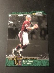1997 Upper Deck Collector's Choice Turf Champions Steve Young #TC88 HOF - Picture 1 of 2