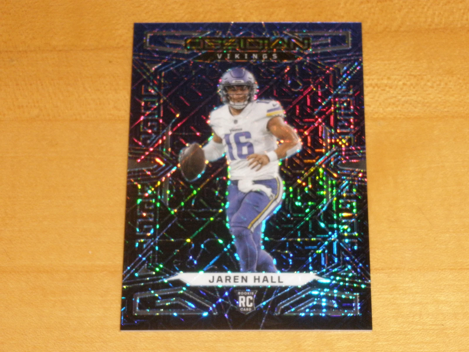 2023 Panini Obsidian Electric Etch Deep Sea Mojo Prizm #165 Jaren Hall 5/5 RC