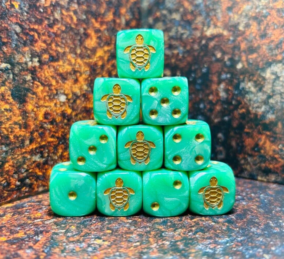 DA SCRAPYARD ORK House Estermonth , Custom Inspired Dice, ideal for Tabletop Games