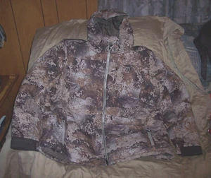 Womens 2X Camo Jacket Parka Insulated Waterproof Hunting Jacket Prairie Camo - Picture 1 of 7