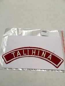 TALIHINA RED & WHITE CITY STRIP G422 - Picture 1 of 1