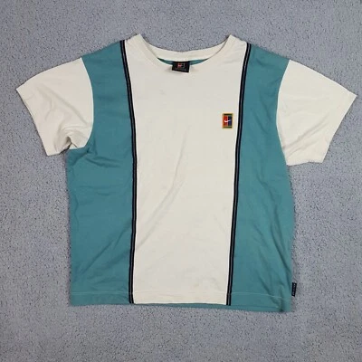 Camiseta deportiva vintage Nike Challenge Court tenis a rayas niñas talla grande Foto 1 de 4