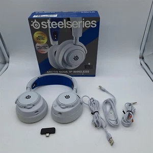 SteelSeries Arctis Nova 7P Wireless Multi-Platform Headset - White - Picture 1 of 9