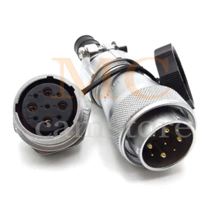 WEIPU WF28 9Pin Panel Mount Aviation Connector,Electrical Power Wire Connector - Foto 1 di 7