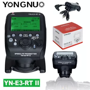 YONGNUO YN-E3-RT II TTL Radio Flash Trigger Speedlite Transmitter For Canon SLR - Picture 1 of 10