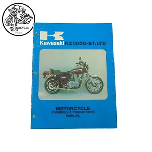 1977 77 KAWASAKI KZ1000-B1 LTD ASSEMBLY PREPARATION MANUAL 99964-0012-01 - Picture 1 of 10