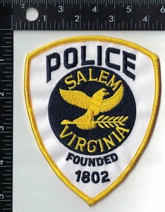 Salem Police Patch Virginia VA - Picture 1 of 1