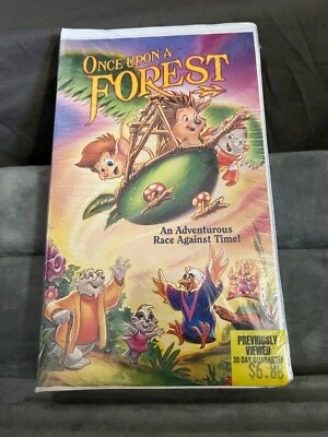 Once Upon a Forest (VHS, 1993, Fox Video) Family Animation RESEALED - Image 1 of 4