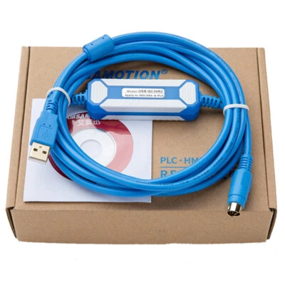 For Mitsubishi Q series plc programming cable USB-QC30R2 connector - Image 1 of 4