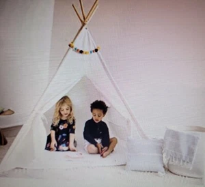 PLAYVIBE Kids TEEPEE Tent Light String Indoor Outdoor Girls Boys NEW - Picture 1 of 7