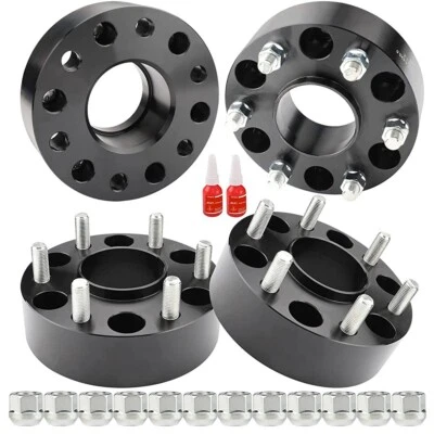 4Pcs 2" 6x5.5 Wheel Spacers Hubcentric for Chevy Silverado 1500 Tahoe GMC Sierra - Image 1 of 4