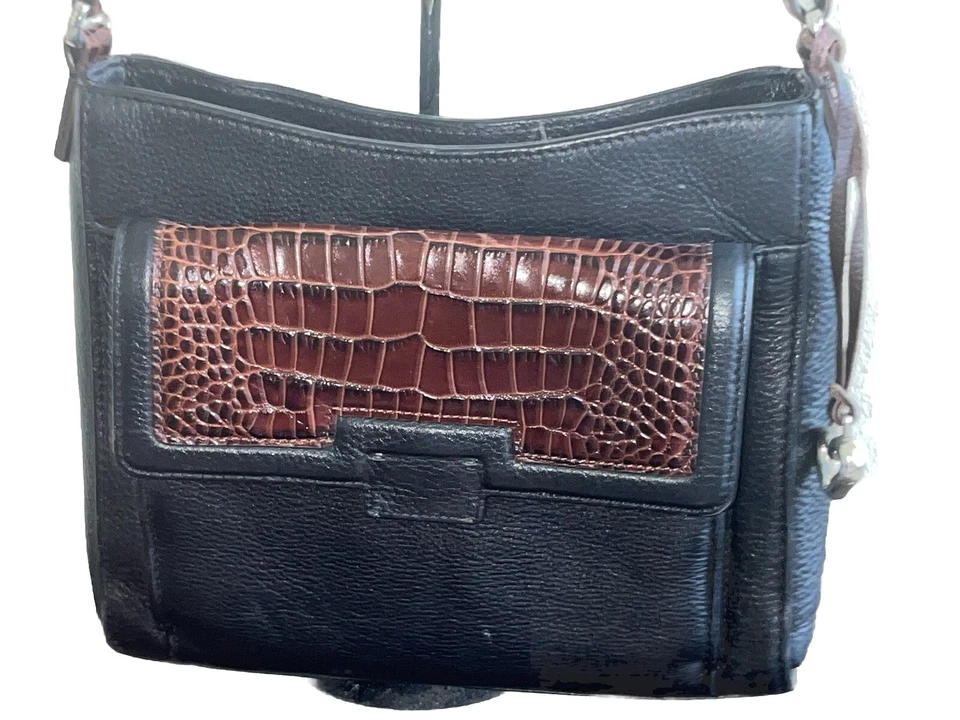 BRIGHTON Bolsa de Mão Vintage Organizadora de Carteira Bolsa de Ombro Hobo Excelente Estado Usado - Imagem 1 de 4